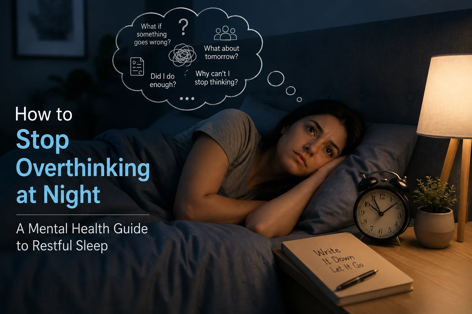 How to Stop Overthinking at Night: A Mental Health Guide to Restful Sleep